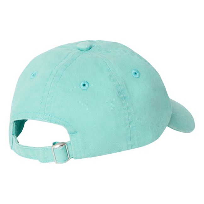Logo Green Organic Cotton Baseball Hat | Verde agua