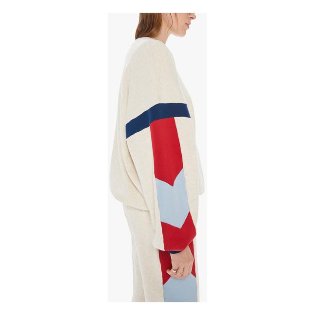 Sweatshirt The Loosen Up Crop | Cremefarben