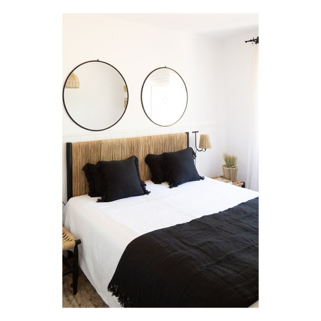 Espejo de hierro forjado - 60 cm | Negro