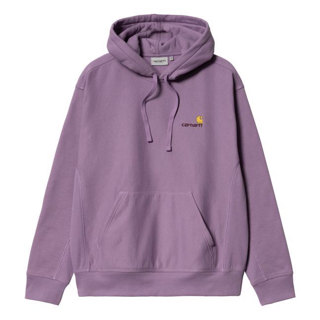 Hoodie American Script | Mauve