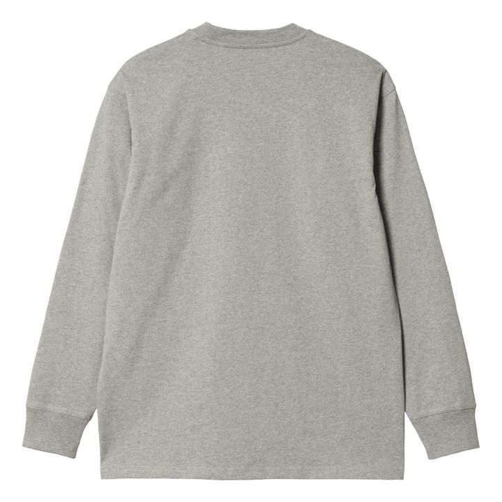 ML American Script Cotton T-Shirt | Gris Jaspeado- Imagen del producto n°1