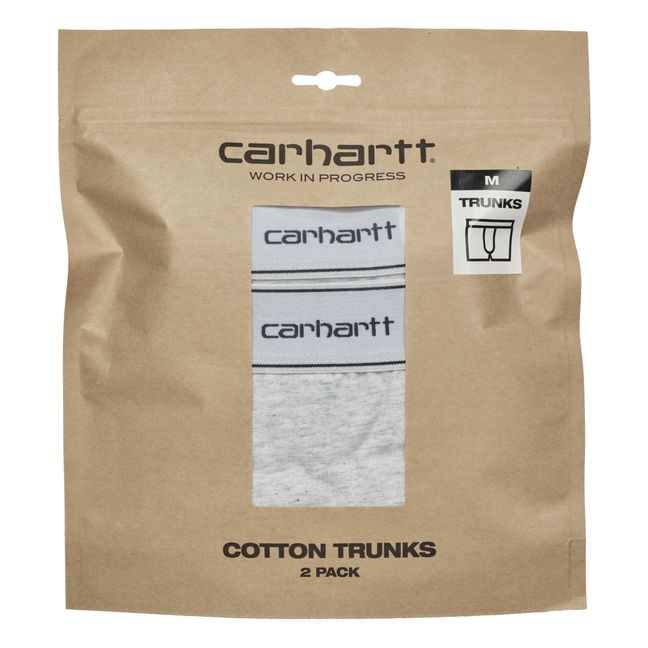 Cotton Trunks  | Heather white