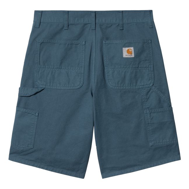 Single Knee Pockets Shorts | Azul Petróleo