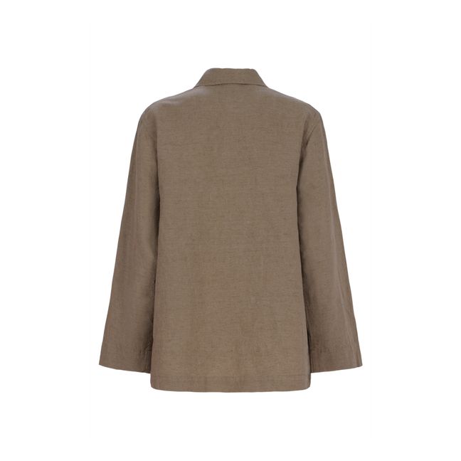 Veste 2 Boutons Coton et Lin | Topo