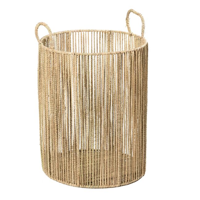 Cesta grande de cuerda