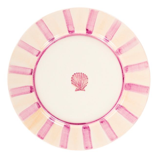 Assiette Scallop - 29,5 cm | Rose