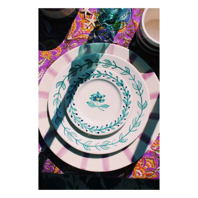 Assiette Hibiscus - 14,5 cm | Vert