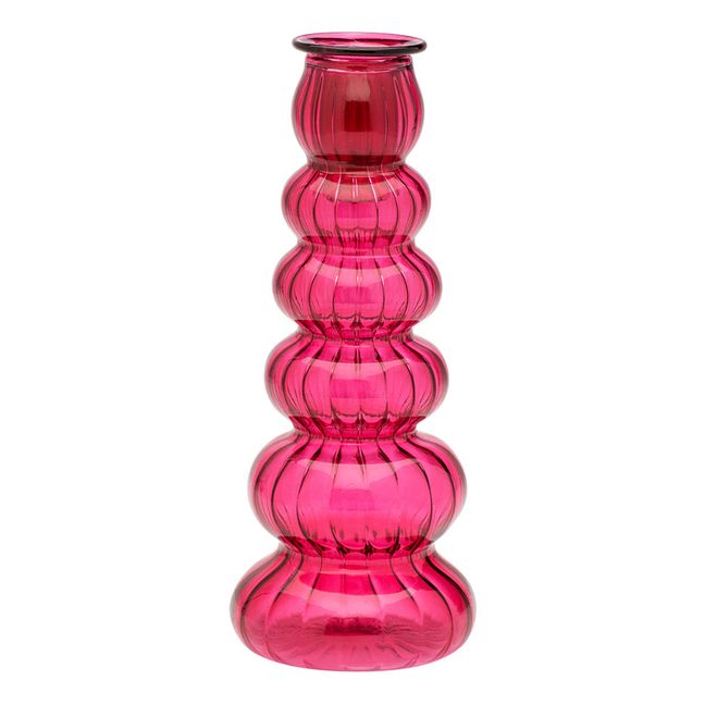 Bougeoir en verre Shell of secrets | Violet