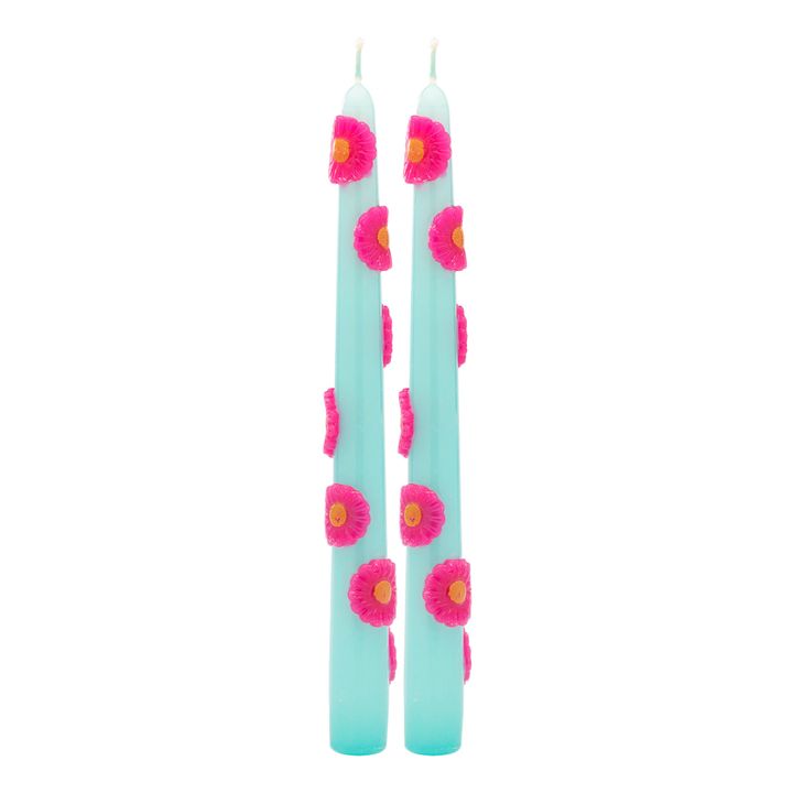 3D Floral Candles - Set of 2- Imagen del producto n°0
