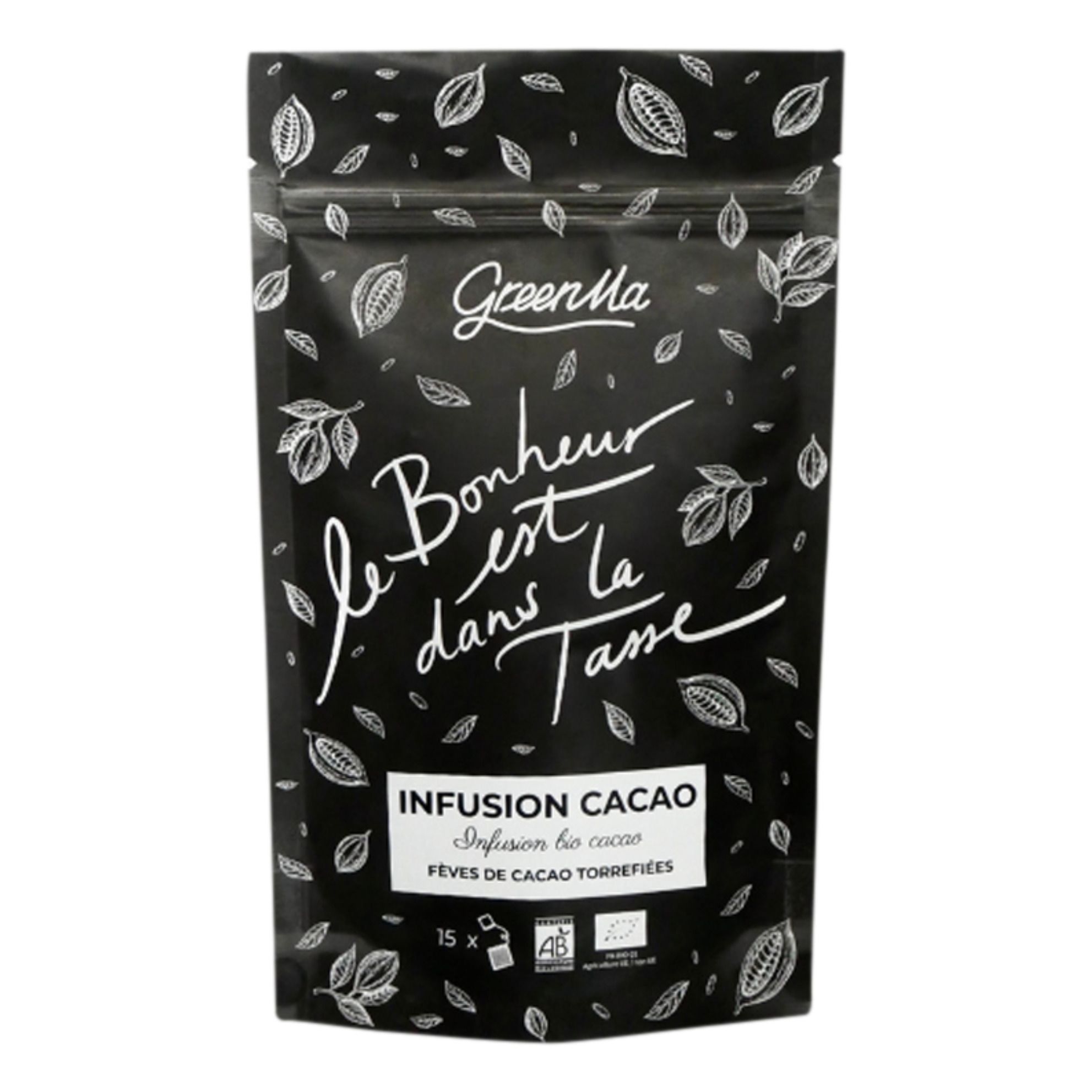 Infusion Cacao - 15 mousselines (GreenMa) - Image 1