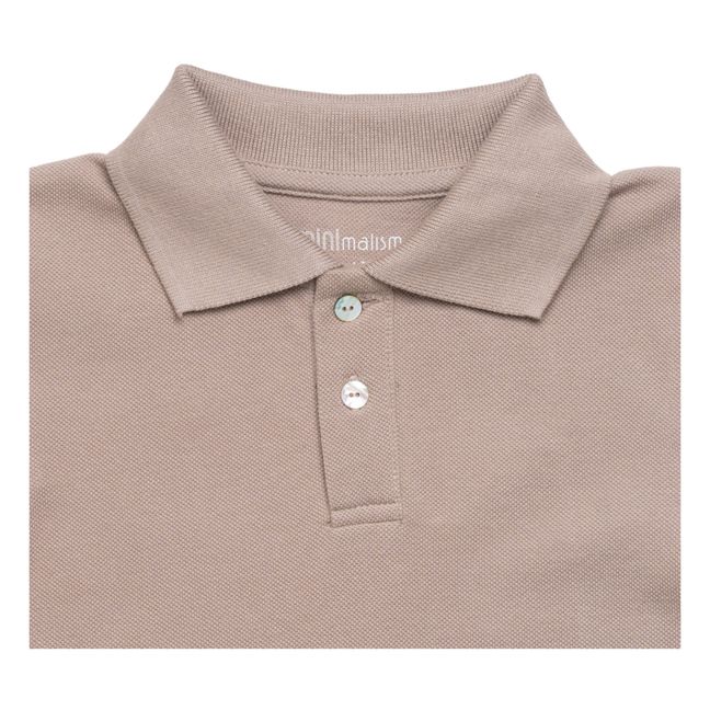 Eiven Organic Pique Cotton Polo Shirt | Pink