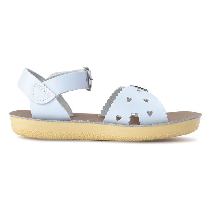 Sweetheart Waterproof Leather Sandals Light blue