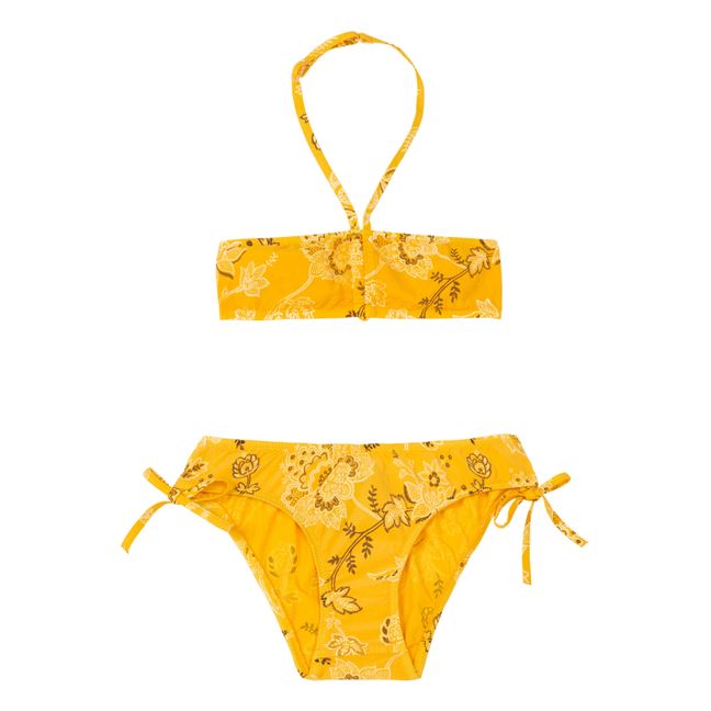 Bikini estampado Marathi | Amarillo