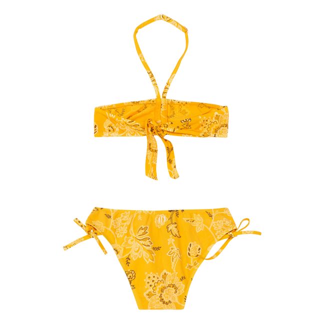 Bikini estampado Marathi | Amarillo