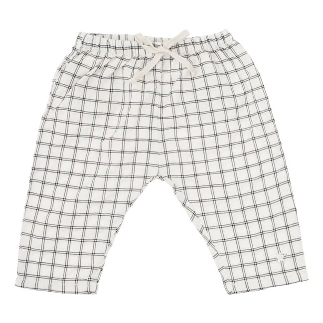 Organic Cotton Checkered Pants | Seidenfarben