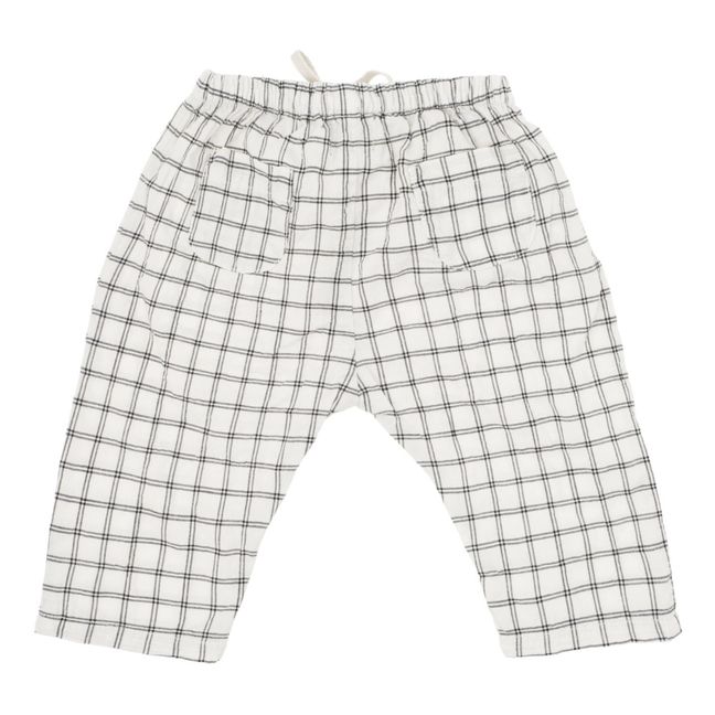 Organic Cotton Checkered Pants | Seidenfarben
