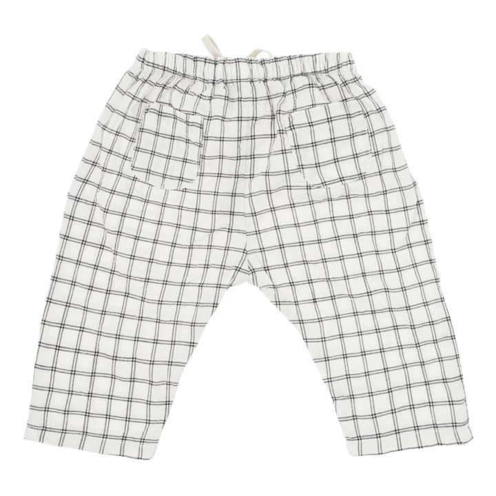 Organic Cotton Checkered Pants | Crudo- Imagen del producto n°1
