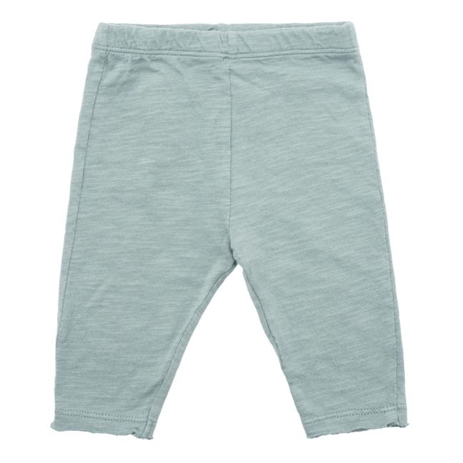 Leggings de algodón orgánico Liso | Verde agua