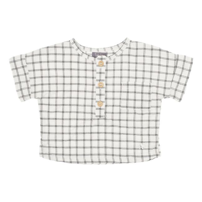 Organic Cotton Checkered Shirt | Seidenfarben