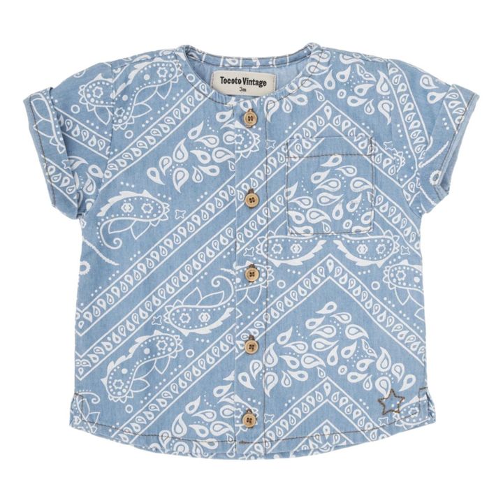 Baby Chambray Shirt | Denim- Produktbild Nr. 0