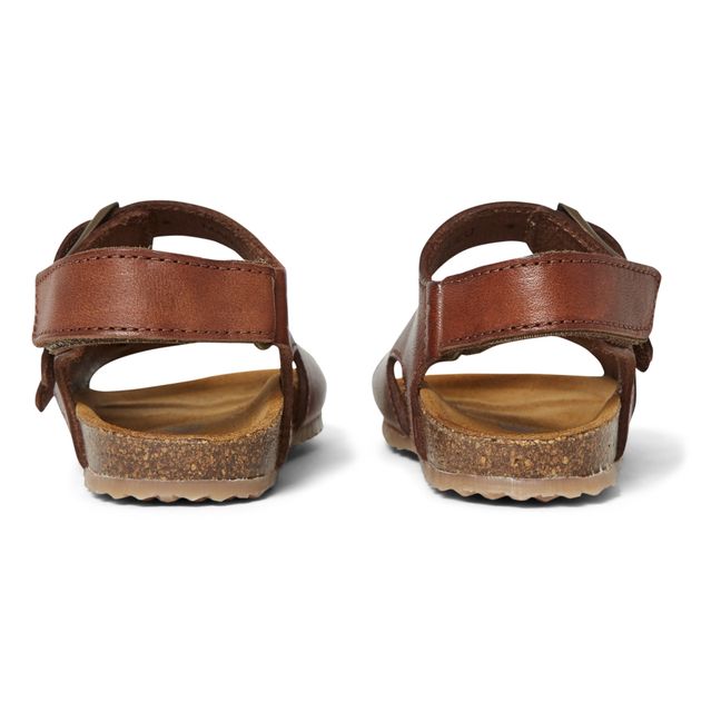 Two Con Me - Double Buckle Sandals | Coñac