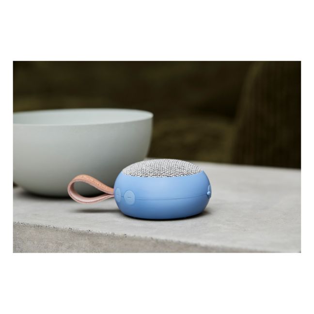 Altavoz bluetooth de bolsillo aGO II Fabric | Azul