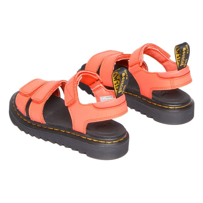 Klaire Velcro Sandals | Coral