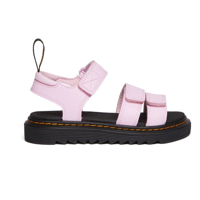 Klaire Velcro Sandals | Pale pink