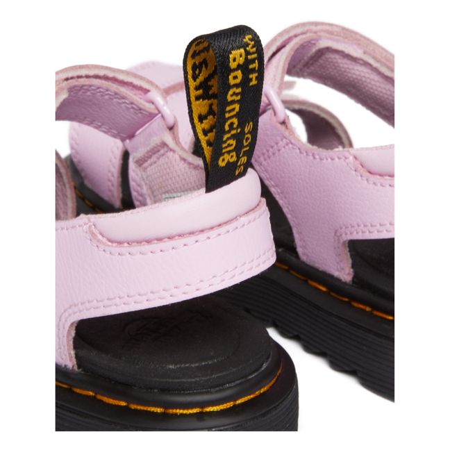 Klaire Velcro Sandals | Pale pink