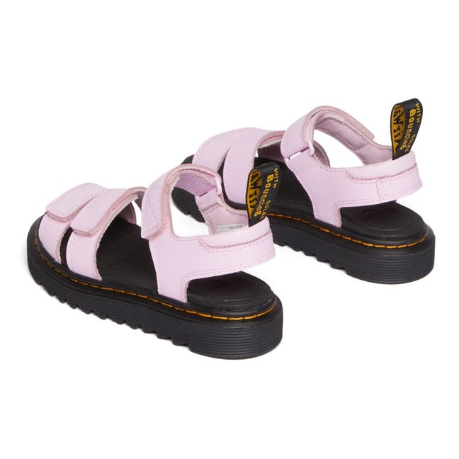 Klaire Velcro Sandals | Rosa chiaro
