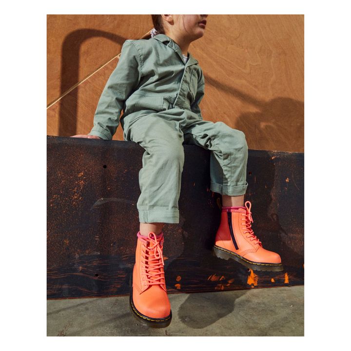 Romario 1460 Lace-Up Boots | Korallenfarben- Produktbild Nr. 1