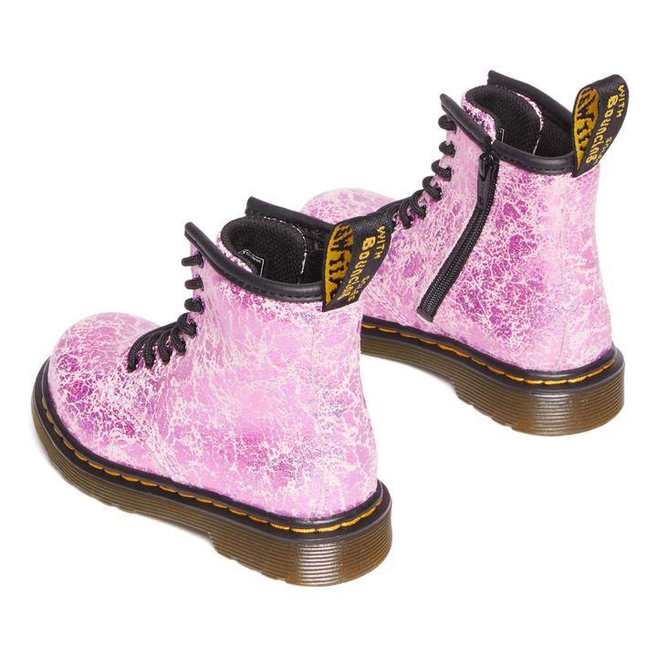 1460 Disco Lace-Up Low Boots | Rosa- Immagine del prodotto n°4