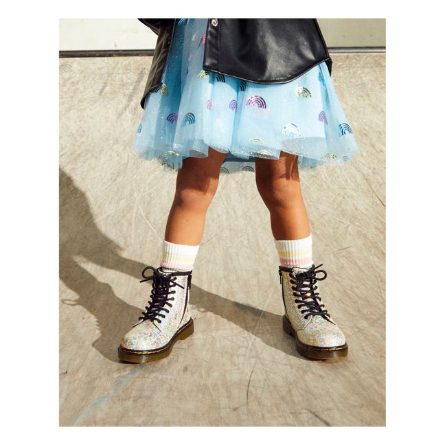 1460 Disco Lace-Up Low Boots | Grau