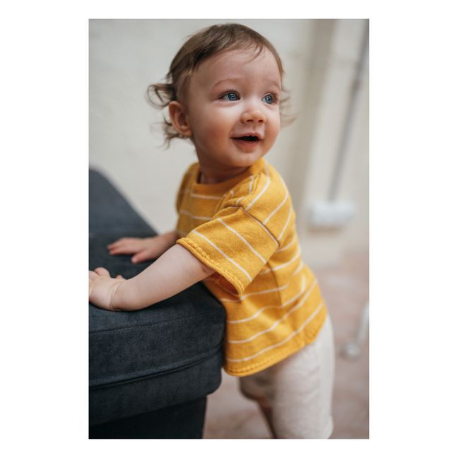 T-Shirt Tricot  Coton Bio  | Amarillo