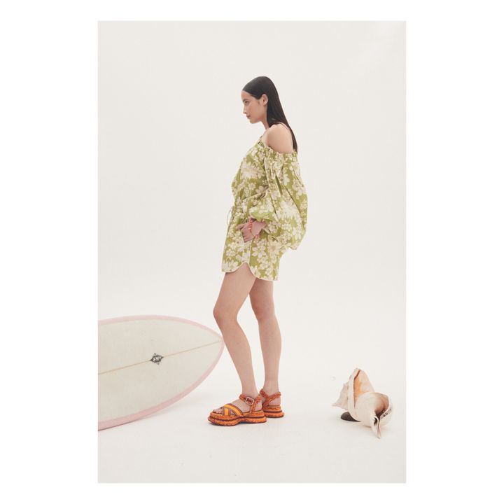 Leisa Organic Cotton Shorts | Grün- Produktbild Nr. 3