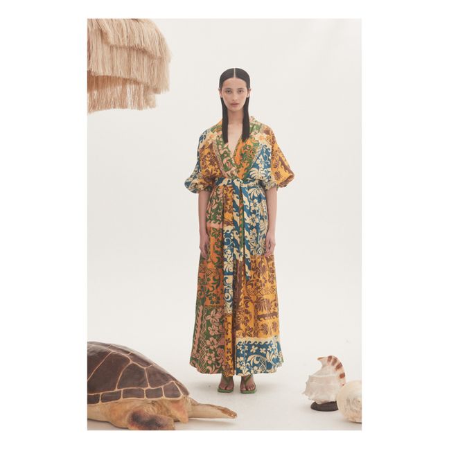 Kleid Archie Leinen | Gelb
