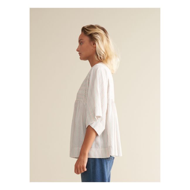 Camicetta Azelie a righe - Collezione Donna | Rosa
