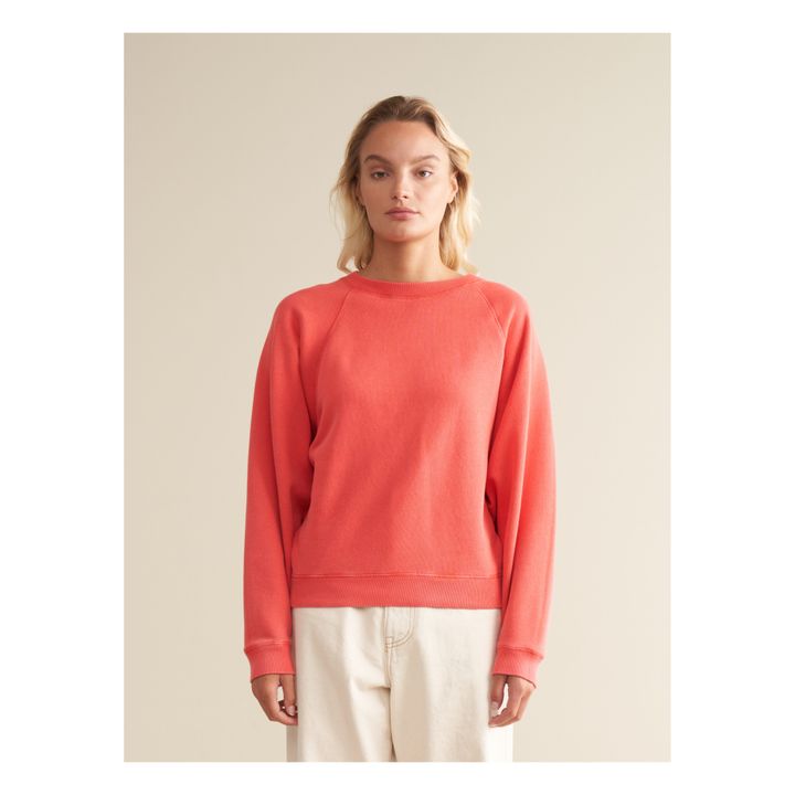 Sweat discount corail femme