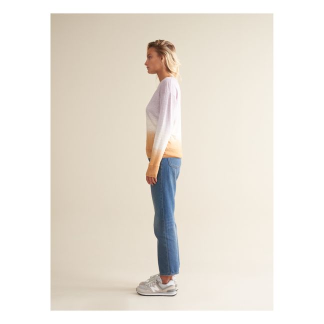 T-shirt Senia in lino Tie-Dye - Collezione Donna | Lavanda