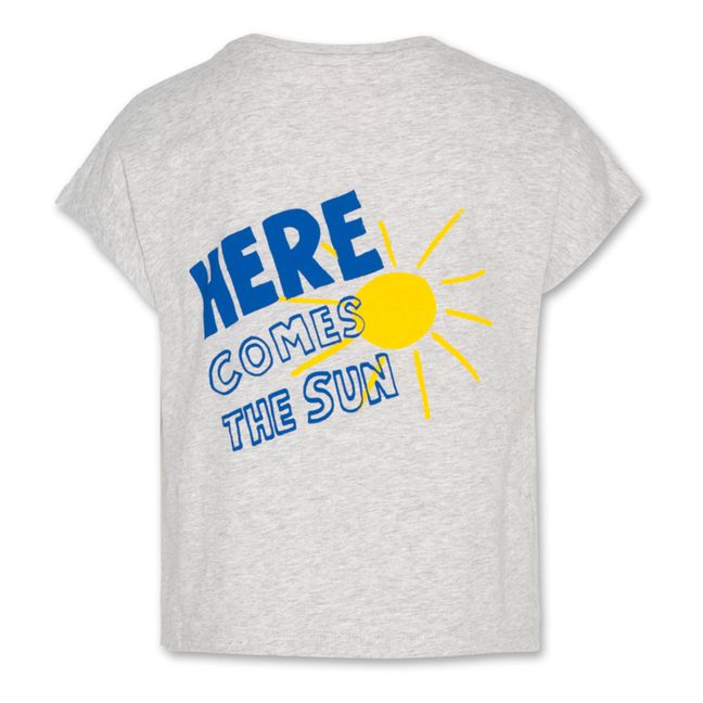 T-Shirt Bo Sun Bio-Baumwolle | Grau Meliert