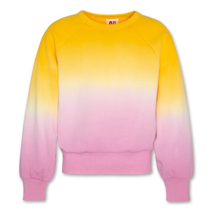 Sweatshirt Aya Tie and Dye Recycelte Baumwolle | Lila- Produktbild Nr. 0