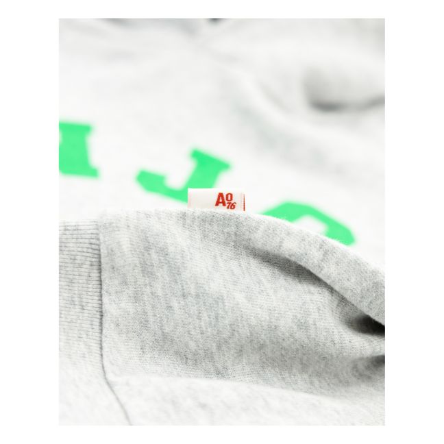 Kapuzen-Sweatshirt Lea Enjoy aus recycelter Baumwolle | Grau Meliert