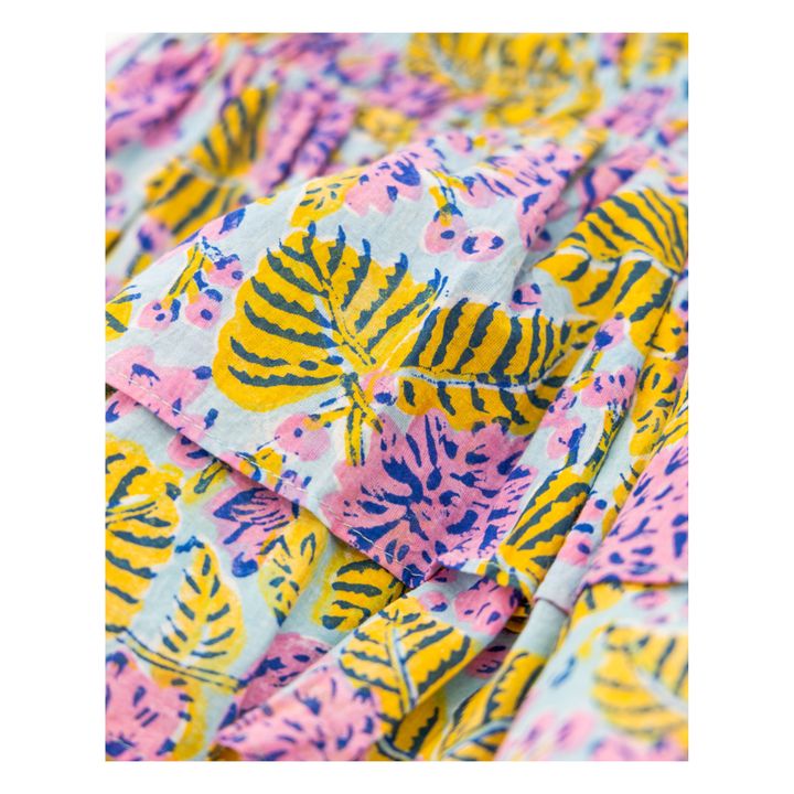 Jupe Fleurie Delphine | Jaune- Image produit n°4