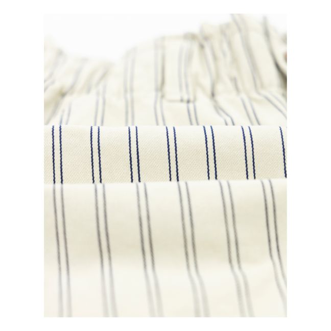 Shorts gestreift Alba | Beige