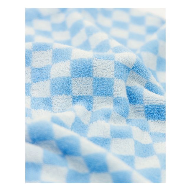 Robe Carreaux Dori | Bleu ciel