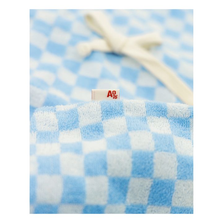 Dori Checked Dress | Azzurro- Immagine del prodotto n°6