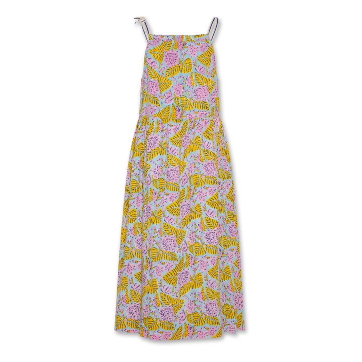Vestido de flores Sansi | Amarillo- Imagen del producto n°0