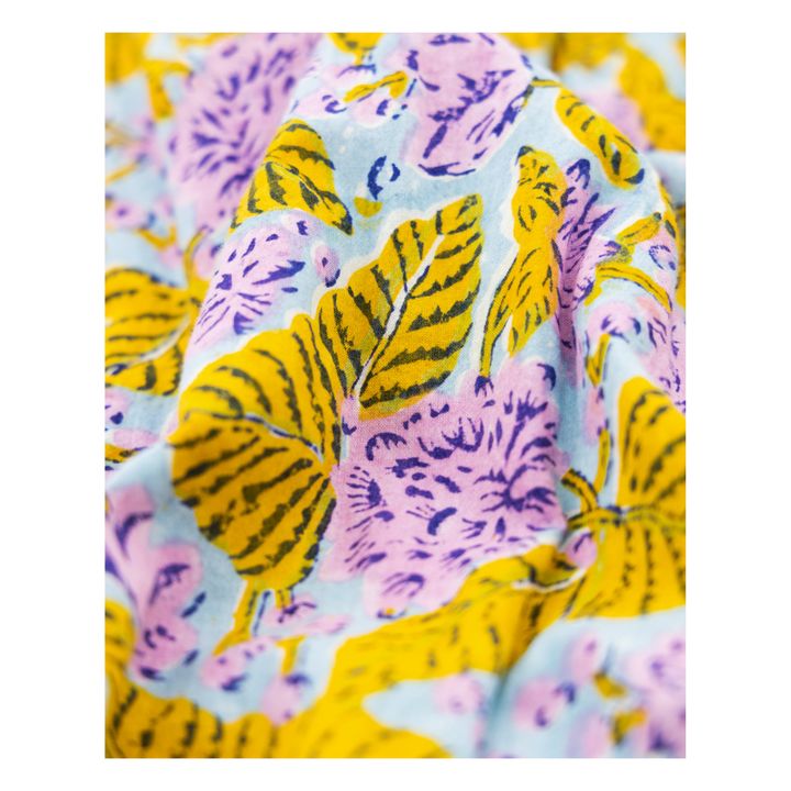 Vestido de flores Sansi | Amarillo- Imagen del producto n°4