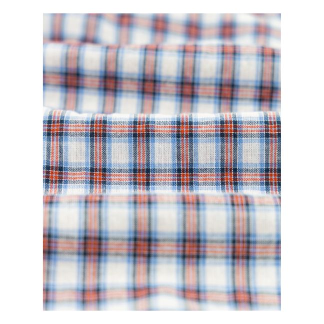 Kariertes Kleid Layla | Rot