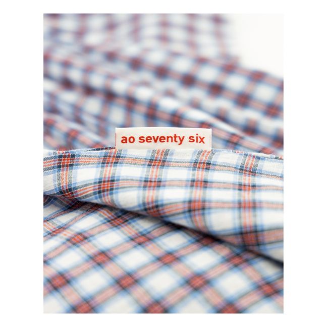 Robe Carreaux Layla | Rouge